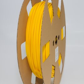 Printing tube for a cable with a diameter of 1.2mm-1.7mm, cross-section 0.25mm2, yellow 100m