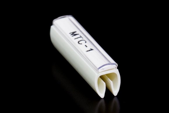 MTC-1/23 Oznacznik z kieszenią śr. 2,5/4,7 mm dł. 23 mm op.100szt o profilu otwartym