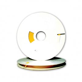 Heat shrink, flat 6.4 / 3.2 mm, yellow 100 m