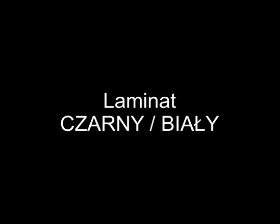 Laminat czarny / biały 297x210mm, 0,8mm