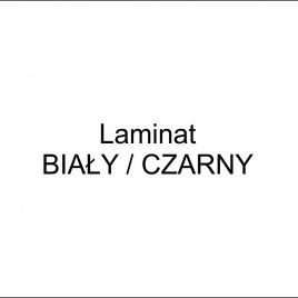 Laminat biały / czarny 297x210mm, 0,8mm