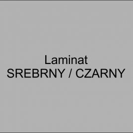 Laminat srebrno / czarny 297x210mm, 0,8mm