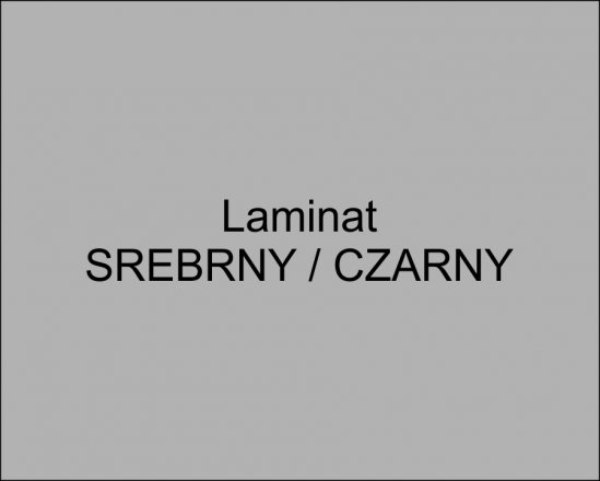 Laminat srebrny metaliczny / czarny 297x210mm, 0,8mm