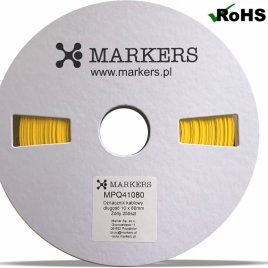 MOK41080 Oznacznik kablowy długość 10 x 80 mm żółty 255 szt