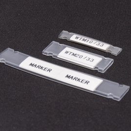 WTM 20 / 66 Oznacznik kablowy na etykietę płaską wys.9 mm dł. 66mm op.50 szt