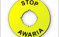 Tabliczka grawerowana STOP AWARIA